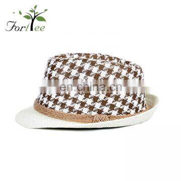 2017 new product wholesale promotion sun visor fashion cool boater jazz straw men hat