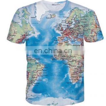 New Fashion Womens Mens New Sea Map Funny 3D Print Casual T Shirt