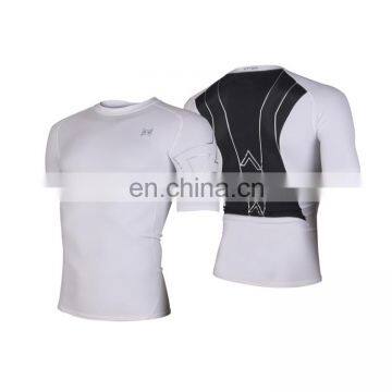 Blank Mma Rash Guard for Players White Color in High Quality photo-6