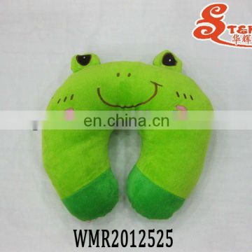 WMR2012-525 Frog U-Shape Children Toy Neck Cushion