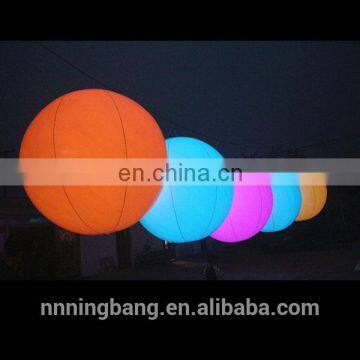 giant 2m diameter inflatable pvc lighting balloon for party event decoration