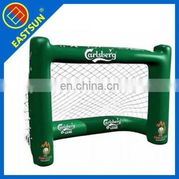 new Promotion Eco-friendly pvc inflatable football gate/inflatable football door