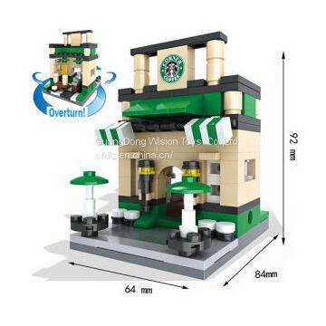 Креативные образовательные игрушки «Street Views Micro Blocks» для детей