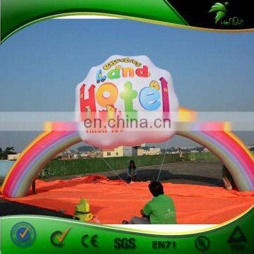 Custom Inflatable Rainbow Arch, Cheap Inflatable Entrace Arch Gate