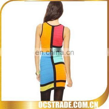 colorful latin evening dress