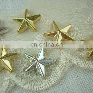 hot sale plastic star stud for decorative garment