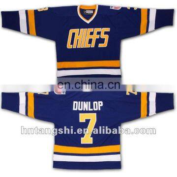 Cstuom Charlestown CHIEFS (Slap Shot) Movie Hockey Jersey/ Custom team hockey jersey for your hockey team/Embroidered logo