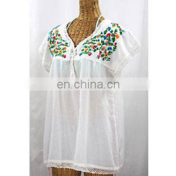 made in india Mexican embroidered dresses wholesale mexican traditonal clothes