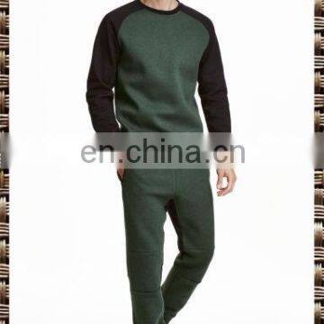 Color Sport Pullover With Cotton Blended Thick Sweatpant Men Suit Sweatshirt