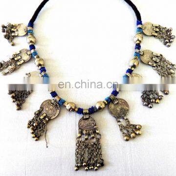 Afghani Vintage Handmade Necklace-Handmade Costume Necklace Set photo-4