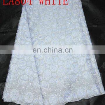 High Quality Swiss Voile Lace Fabric(FL804) African Big Swiss Lace photo-5
