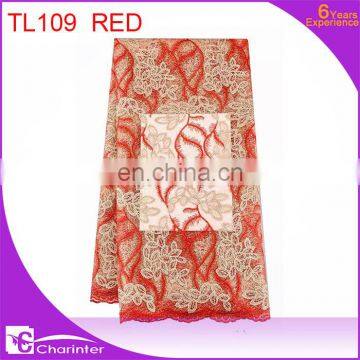Free Shipping Wedding Dress Lace Tulle Lace Fabric Swiss Voile Lace Embroidery photo-4