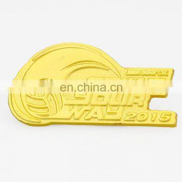 Die Cut Metal Trading Pins With Gold Plated photo-3