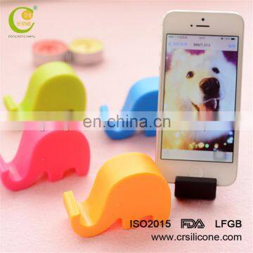 Convenient Silicone Cell Phone Holder/stander Portable Tablet PC Fixed Cartoon Colorful Elephant Fashion Novel photo-5