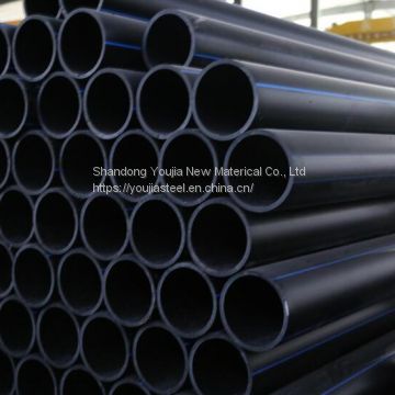 China 50mm 63mm 90mm 110mm 250mm 315mm sdr 17 PE pipe for water supply