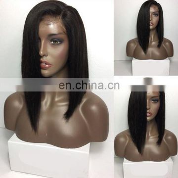 Raw indian hair wholesale Lace Front Wig preplucked free wig catalogs