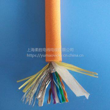 Stardard Size Umbilical Electrical Cable Smooth Outer  Black