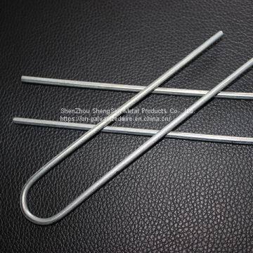 Black or Galvanized Garden Staple