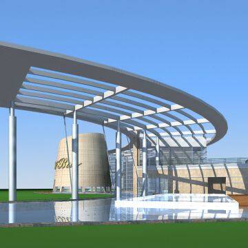 Prefabricated Steel Structure Building  Resist Strong Wind Steel Buildings