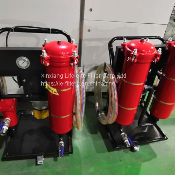 100L/min flow portable high-accuracy oil recycling purifier machine