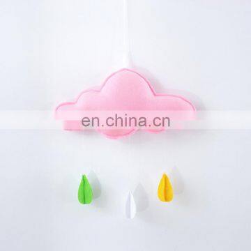 100% Handmade Cloud Shape Felt Baby Mobile photo-6