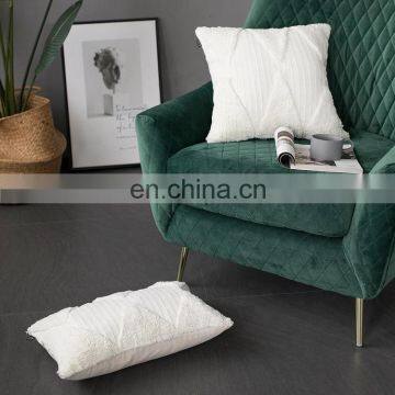 Wholesale Home Decoration Machine Woven Custom Tufted Pillow Cover Luxury White Throw Sofa Cushion Cover photo-7