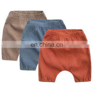 Summer Plain Organic Cotton Boys Girls Baby Diaper Pants