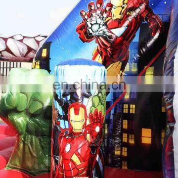 Super Hero Bouncy Castle Jumping Bouncer Kids Outdoor Inflatable Game Playground photo-5