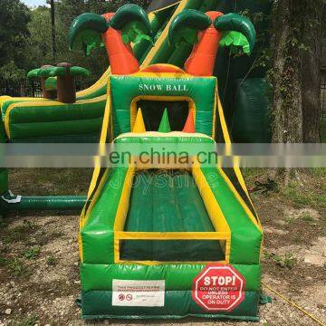 Inflatable Tropical Luau Carnival Games Kids Play Station Basketball Tee-ball Shooting Tossing Game Set photo-5