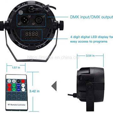 12W Led Par Light Wall Wash Wedding DJ Up Light RGBW DMX Color Mixing for KTV Bar Pub Dance photo-4