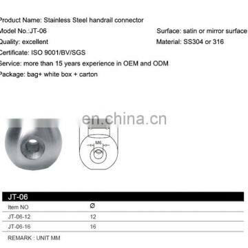 Balustrade Round Crossbar Holder and Connector for Pipe Railing photo-6
