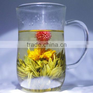 Chinse famous Flower Tea. Nice Flower& Shinning Moon blooming tea