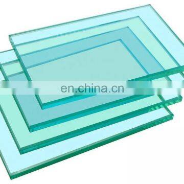 10mm thick exterior outdoor tempered glass wall panels for swimming pool