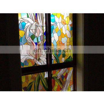 Construction Building Materials 3mm Stained Glass Tempered Building Glass