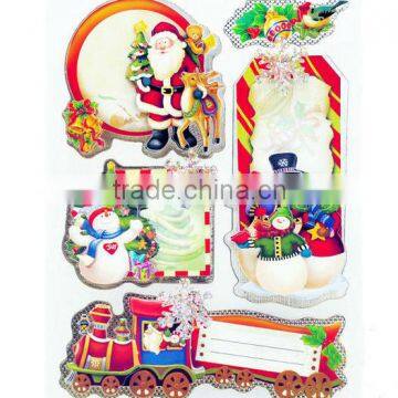 Christmas Gift Tags Foil Sticker Festive Gift Tags