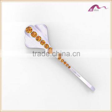 Chinese Traditional Crystal Ginkgo Leaf Hair Pins Hair Accessories For Women photo-4