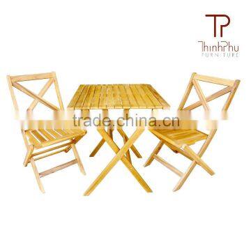 DAISY Bistro Set - Top grade Acacia furniture - import furniture from vietnam