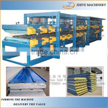 eps sheet making sandwich panel production line/colored steel sandwich panel machine