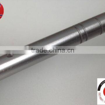 high polished steel 12L14 cnc precision shaft with through holes