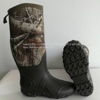 Man Camouflage Neoprene Boot, PVC/TPR/TPE Camo Neoprene Boots, Waterproof Male Neoprene Boots, Hunting Boots, Neoprene Camo Boot photo-3