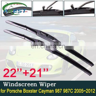 for Porsche Boxster Cayman 987 987C 2005~2012 2006 2007 2008 2009 2010 2011 Windshield Wipers Car Wiper Blade Car Accessories