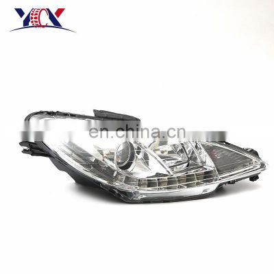 R 087276 L 087275 Car (crystal white w/rim) front head lamp Auto Parts (crystal white w/rim) front head lights for peugeot 206