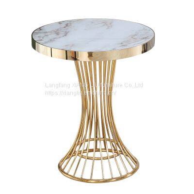 Marble top coffee table