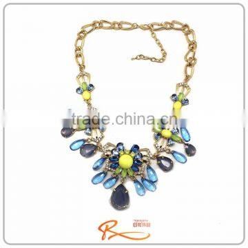 High quality blue necklace