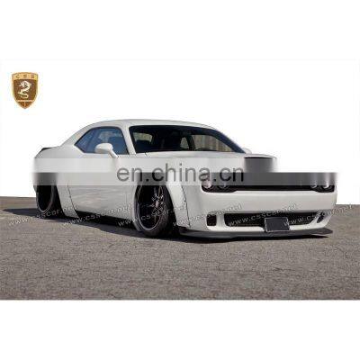 Luxury design wide body kit for Dodge Challenger Hellca to L B style in frp