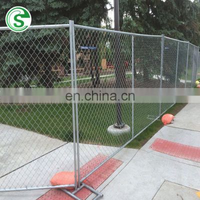 ISO factory sales cheap chain link temp portable fence