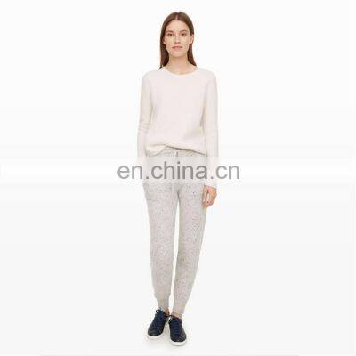 Casual Style Lady Wool Knitted Crochet Pants photo-4