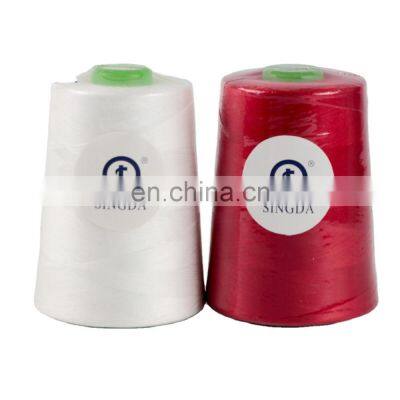 Wholesale 100 Spun Polyester Yarn dyed sewing thread 40/2 hilo poliester 40/2 thread twisting sewing machine