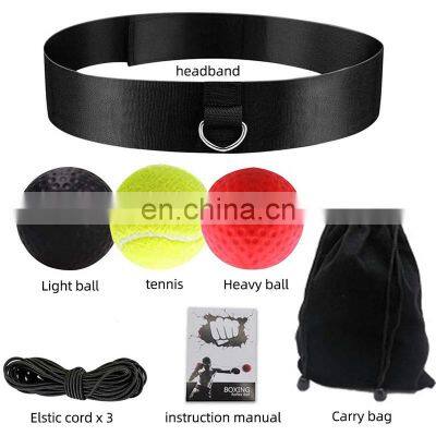Boxing Reflex Ball With Headband Suit for Reaction Agility Punching Speed Fight Skill and Hand Eye Coordination Training photo-2