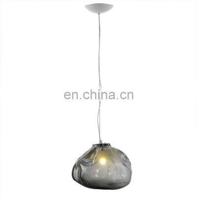 Modern Suspension Glass LED Lamp Living Room Center Decoration Industrial Chandelier